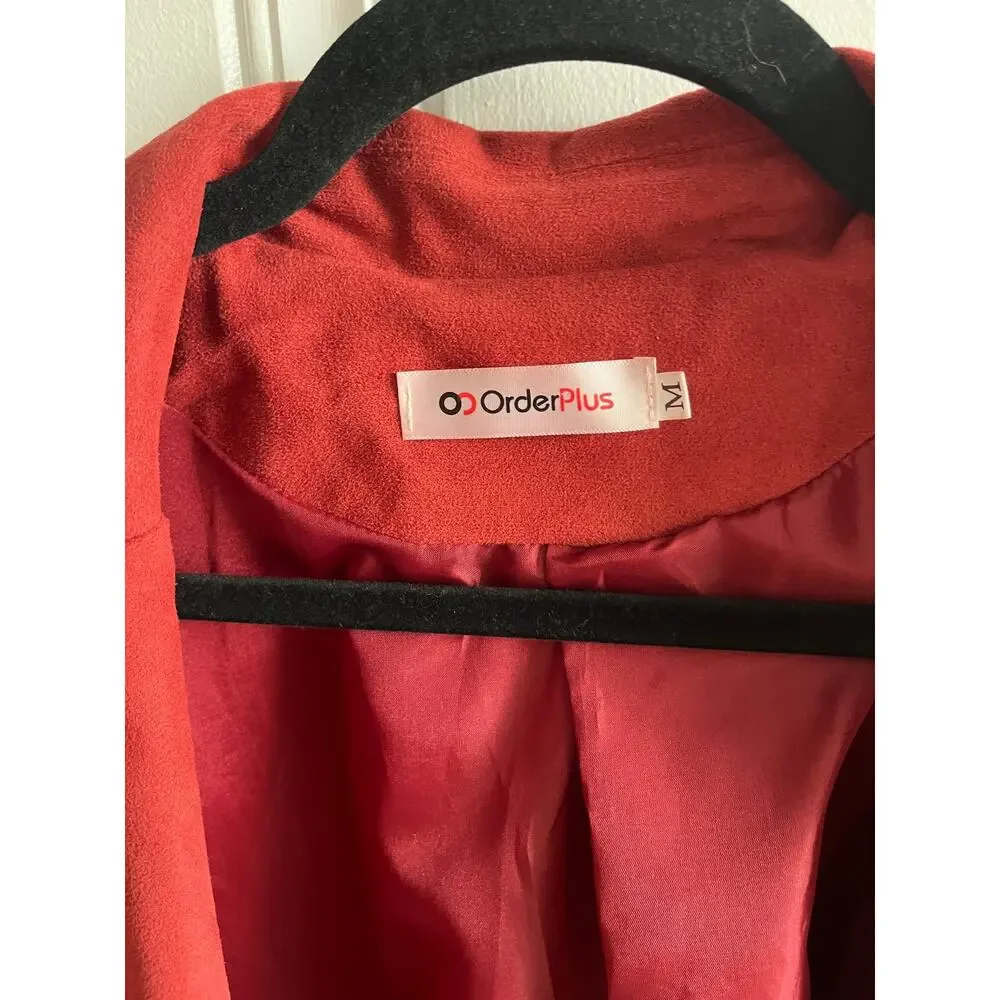 Cape/coat swallow red order plus size Med